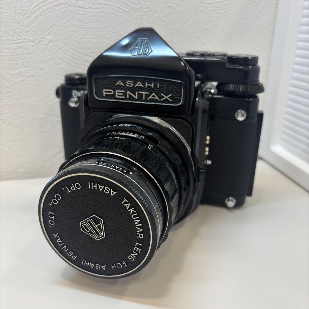 ASAHI PENTAX 6x7 中判フィルムカメラ バケペン