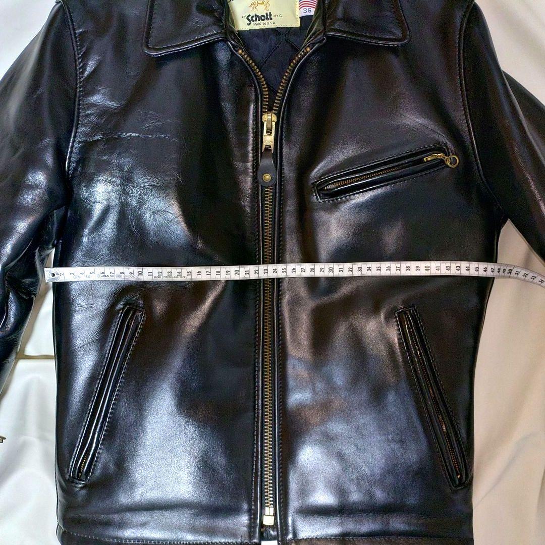 schott 689H 　ショット　シングルライダース　ホースハイド　サイズ36