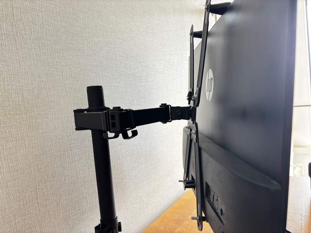 HP 27f 4k ディスプレイ モニターアーム付