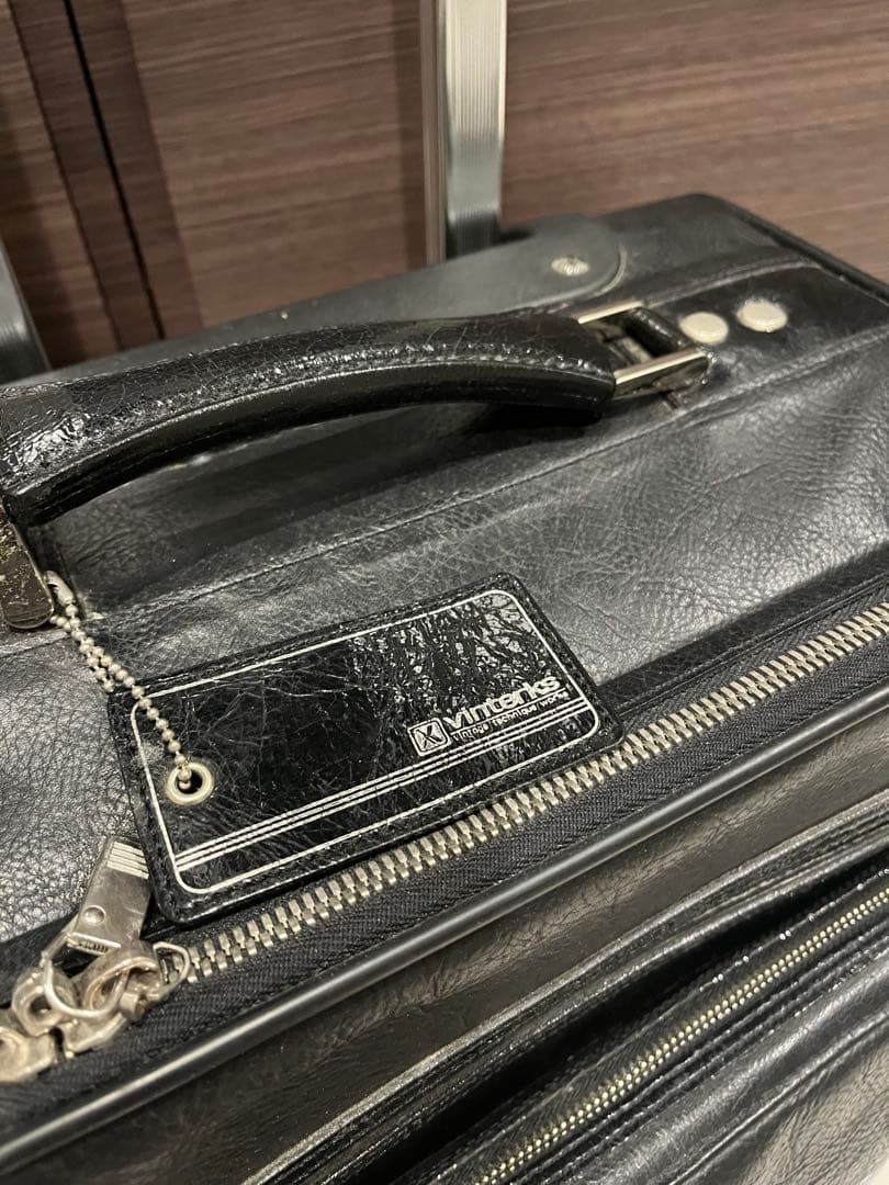 【マスターピースVINTERKS 】レザー キャリーケース トラベル バッグ