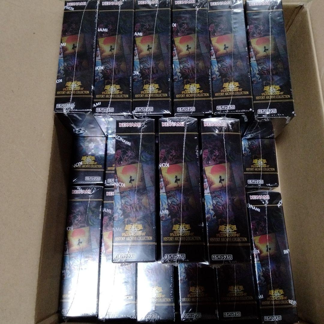 遊戯王　ヒストリーアーカイブコレクション　21BOXセット　未開封シュリンク付き