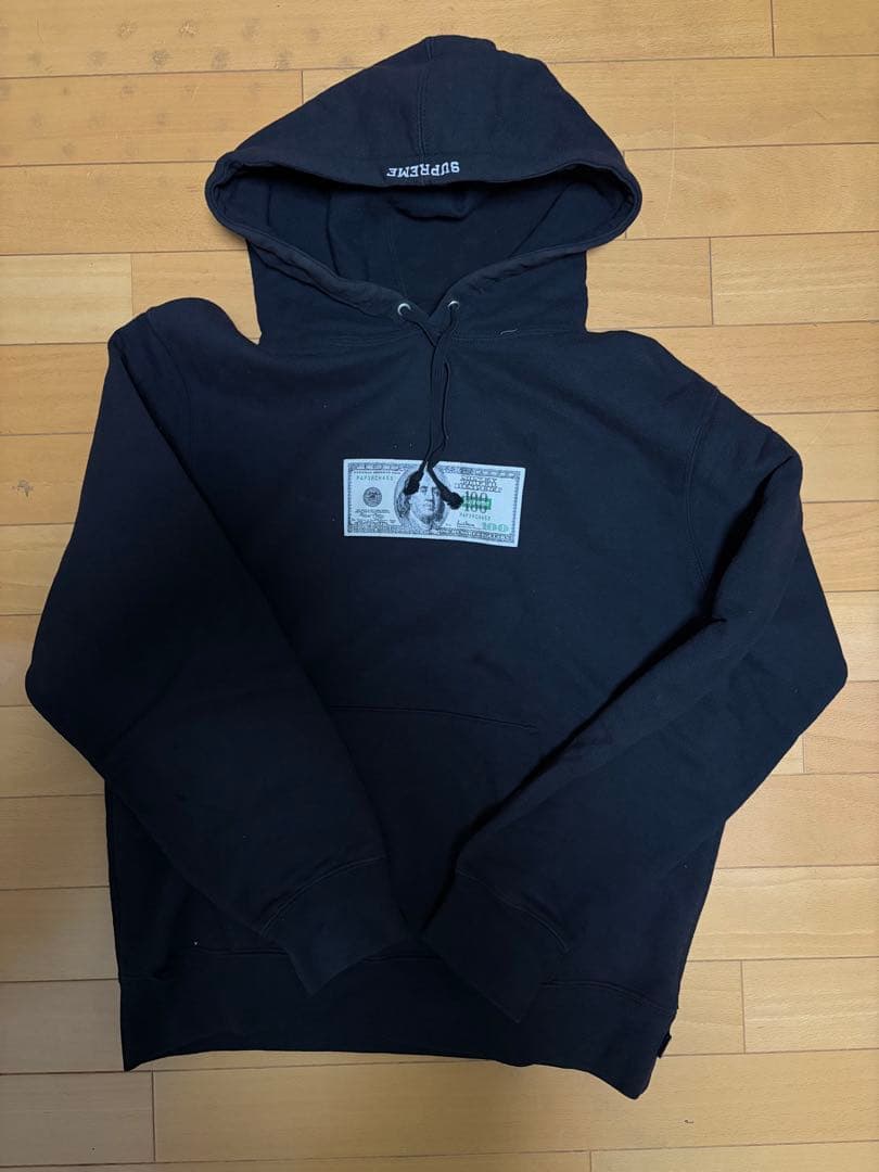 Supreme 100ドル札デザイン パーカー