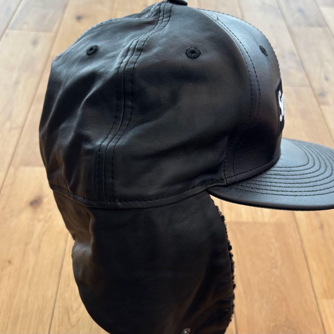 帽子 Supreme Leather Earflap Box Logo New Era