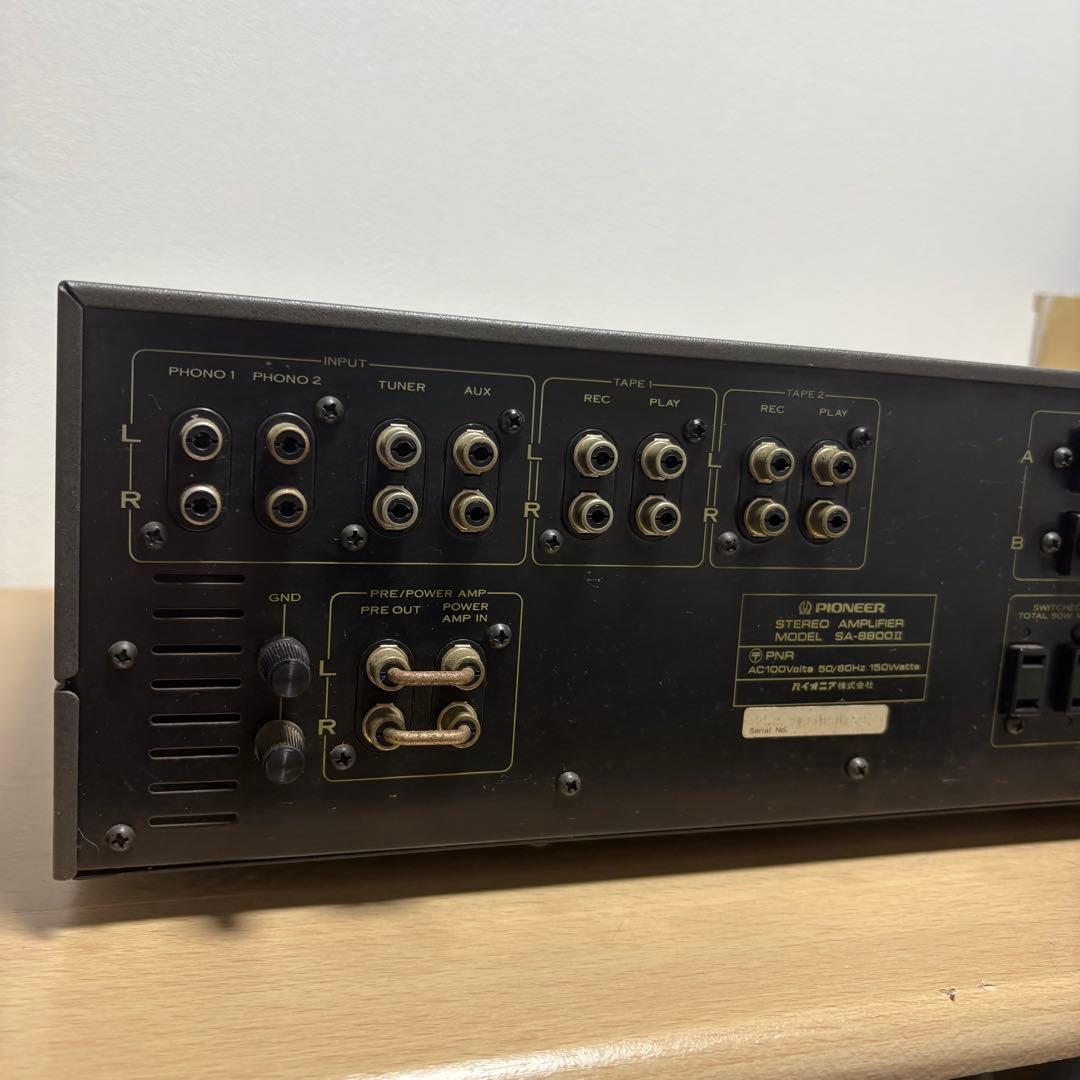 パイオニア SA-8800Ⅱ プリメインアンプ 通電OK 動作未確認