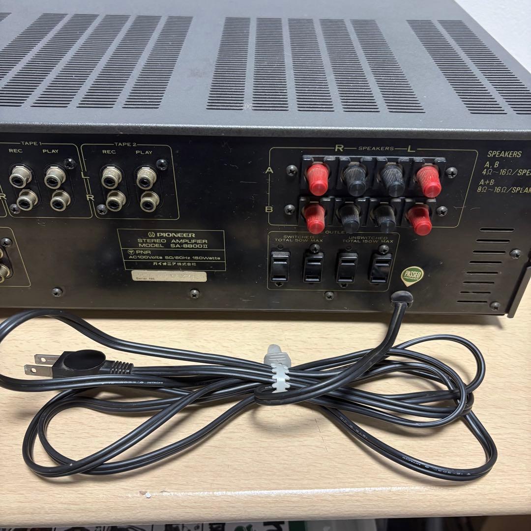 パイオニア SA-8800Ⅱ プリメインアンプ 通電OK 動作未確認