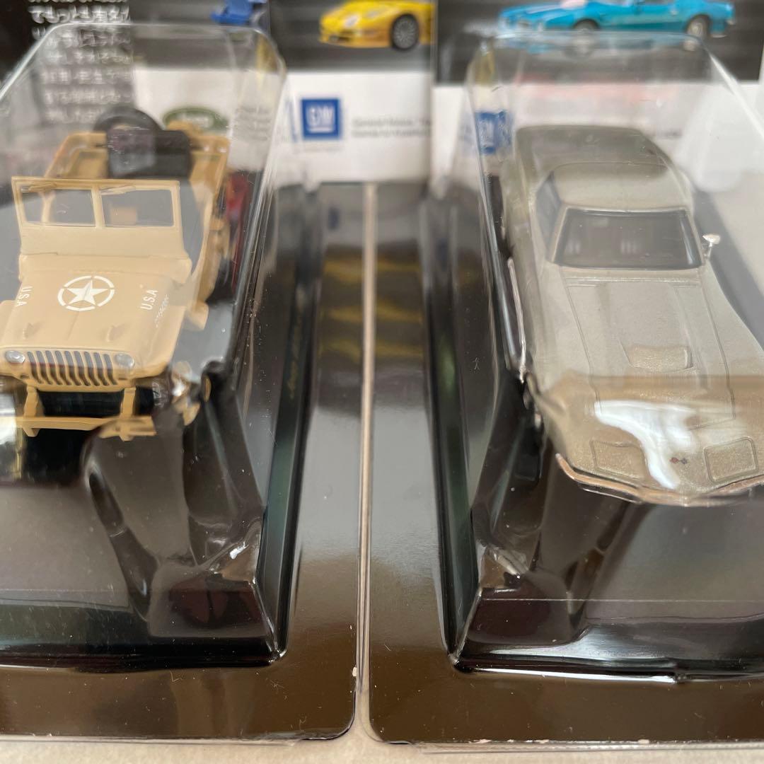 京商 1/64 USAスポーツカー 10台(コルベット，マッハ1，マスタング等)