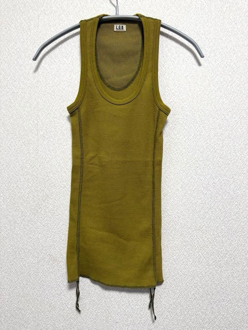 LGB初期 新品未使用 ワッフル タンクトップ リバーシブル ルグランブルー