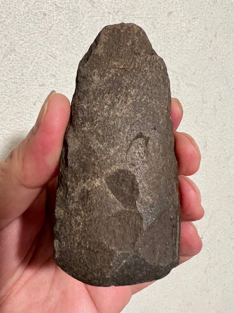 縄文時代中期 北海道 常呂 石斧 磨製石器 発掘 出土 世界遺産 骨董 古美術