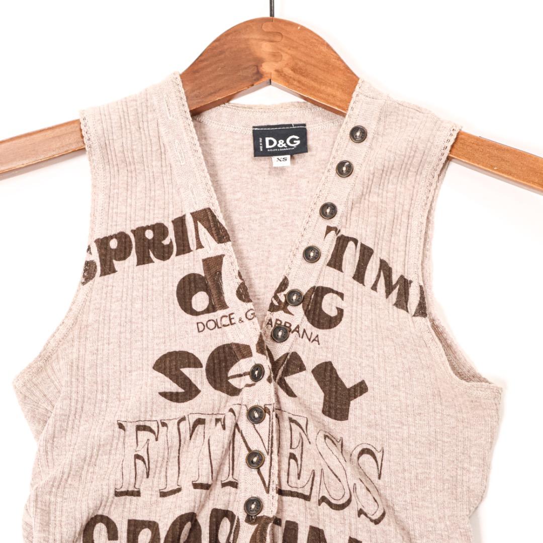 H711◾️ドルチェアンドガッバーナ　ノースリーブ　タンクトップ