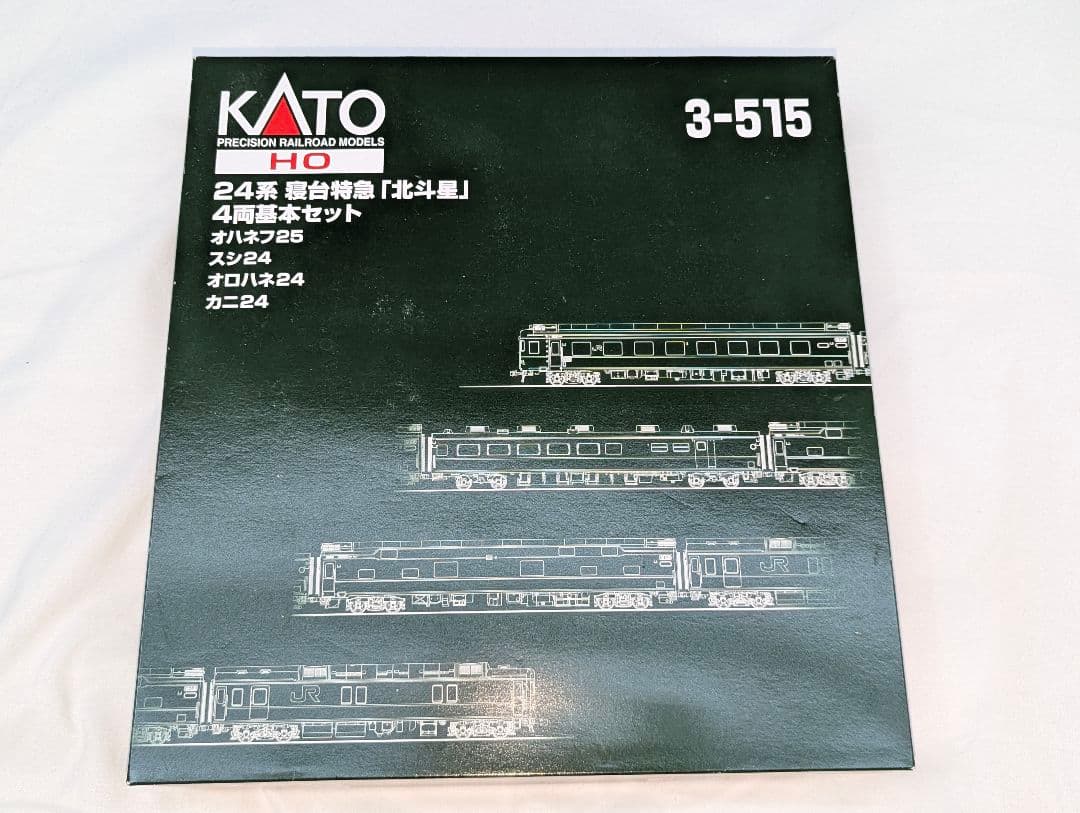 KATO　24系 寝台特急『北斗星』 4両基本セット 【3-515】　HOゲージ
