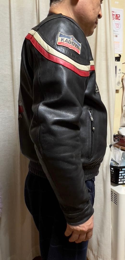 ジャケット・アウター KADOYA K'sLEATHER BLACK HORSE BHR