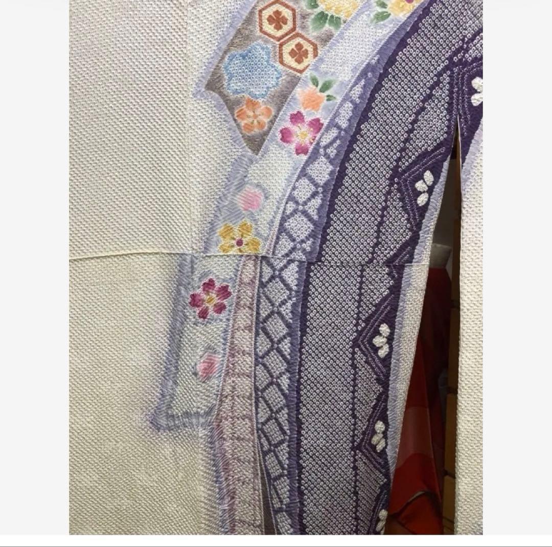 関芳謹製　正絹　総絞り