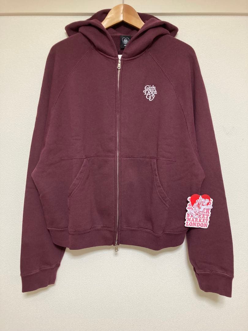 値下げ！DSML Girls Don't Cry Logo Zip Hoodie