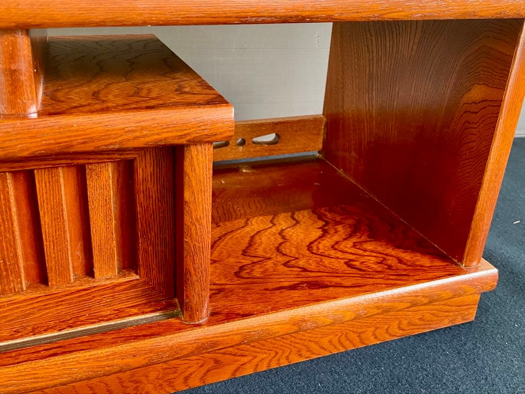 特価❣️「母」 置き床 欅杢 和家具 日本間 和室 茶道具 （1017あ）