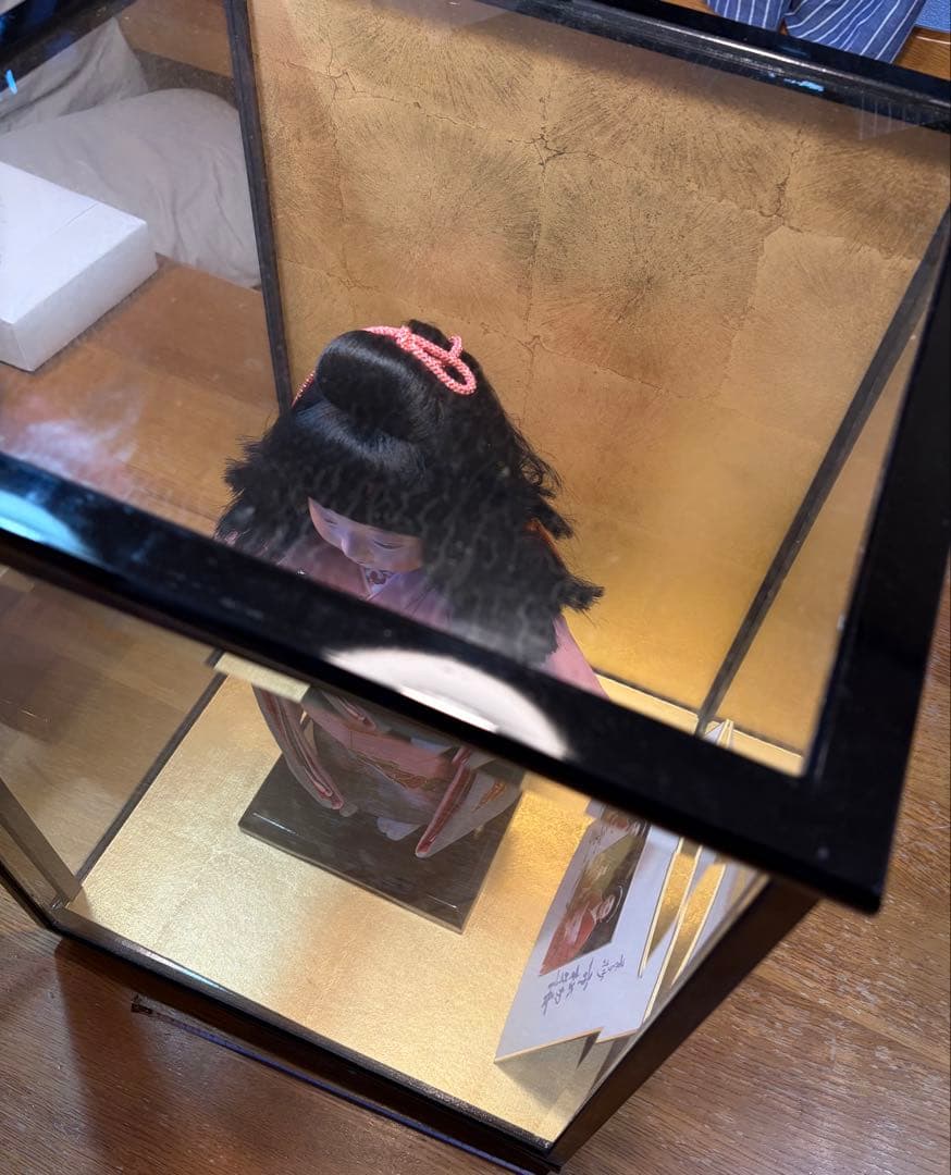 【玉秀作市松人形】竹下景子抄 市松物語 色紙付