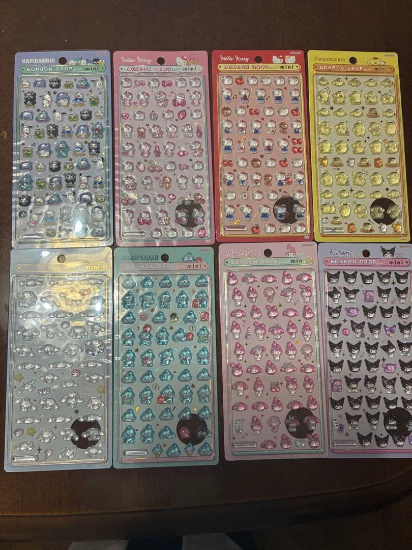ち*め様 正規品　ボンボンドロップシールミニ　サンリオ　コンプリートセット　新品