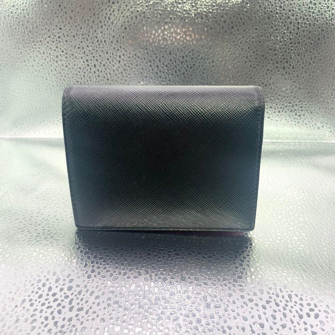 極美品！PRADA プラダ サフィアーノ 二つ折り財布 箱、ギャランティ有