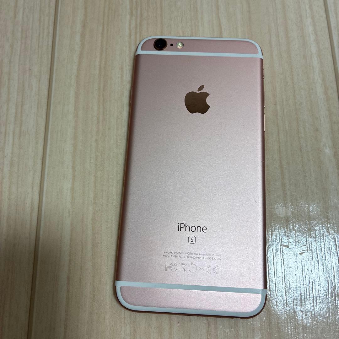 iPhone6s 本体　ローズゴールド　64GB バッテリー100%