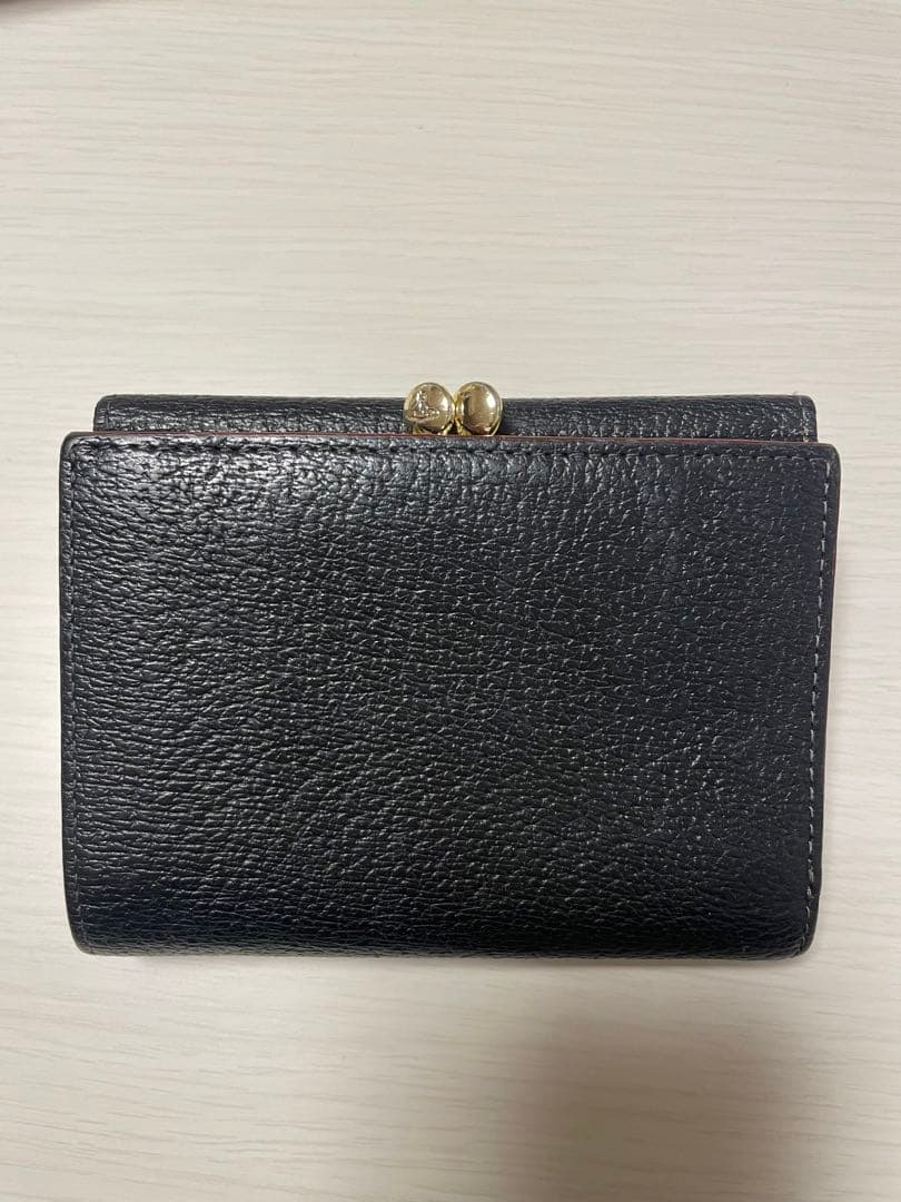 Vivienne Westwood ブラック三つ折り財布
