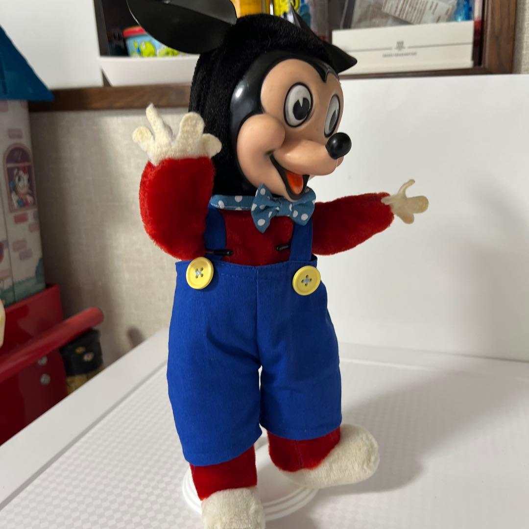 ミッキーマウス　ラバーフェイス　ドール　1960年代 ディズニープロダクション