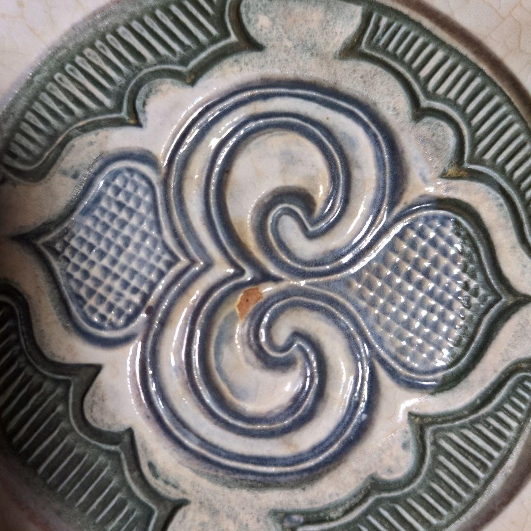 小樽窯　アイヌ柄　陶器皿6枚セット