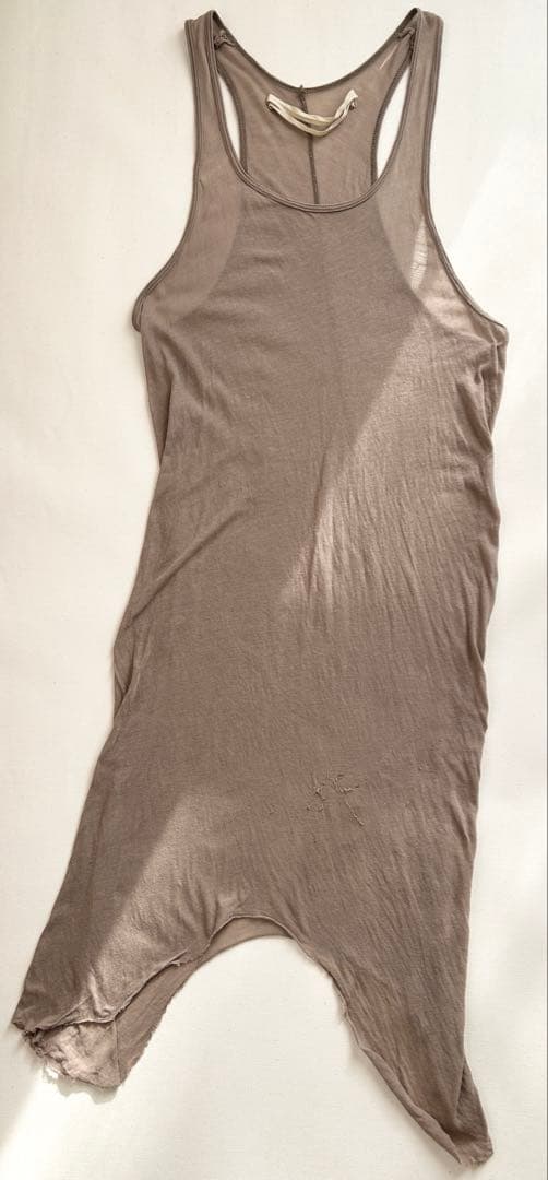 訳ありrick owens リックオウエンス リブ ノースリーブ 長袖カットソー