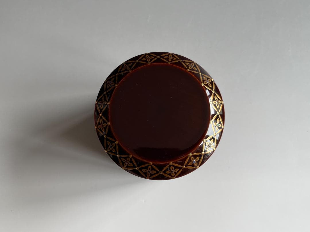 薄茶器　誠中斎　面七宝蒔絵　雪吹　立花大亀書付