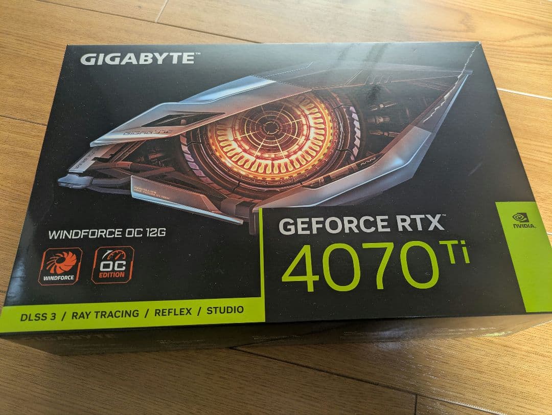 【微訳あり】動作確認済みGIGABYTE RTX 4070 Ti OC 12GB