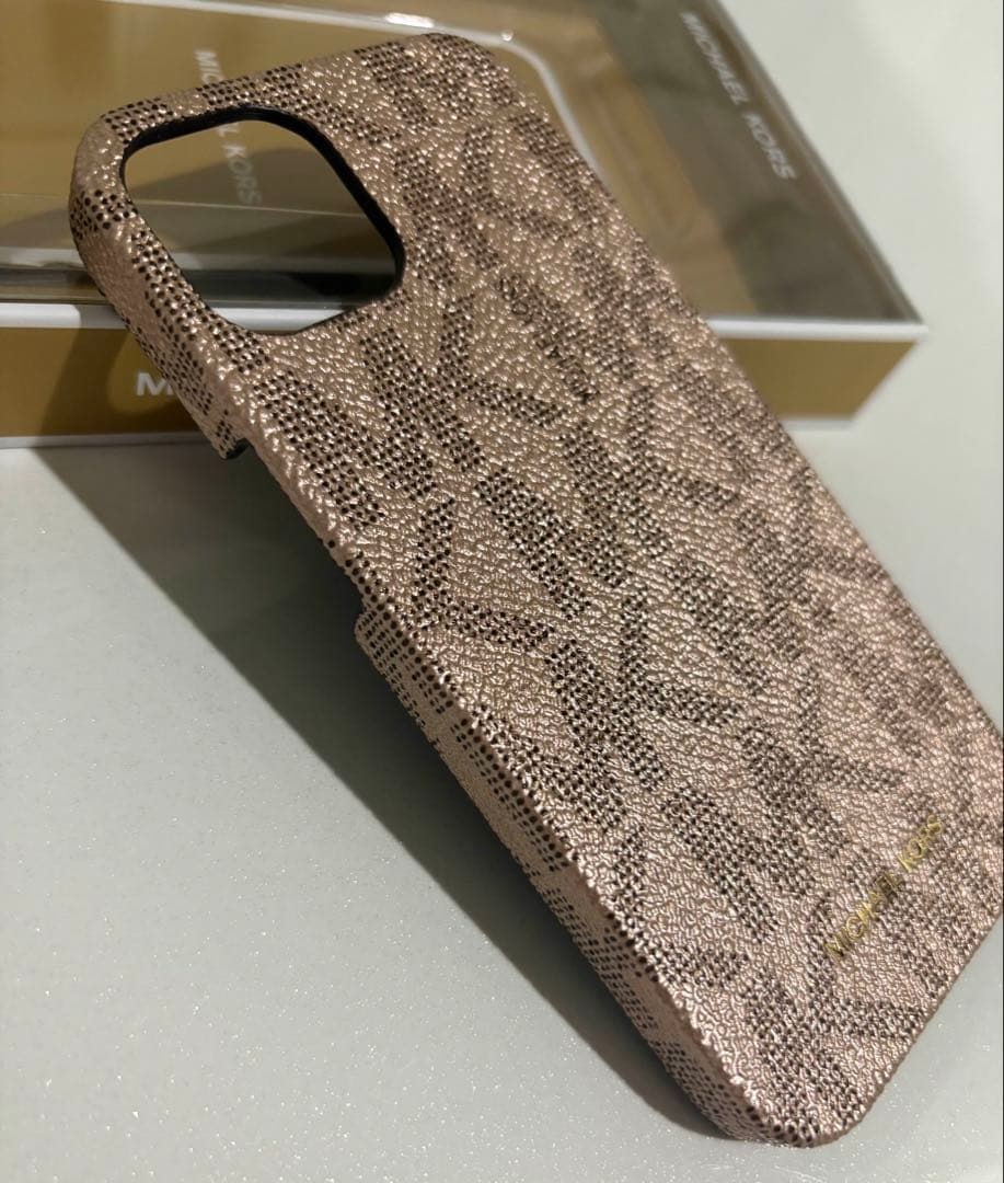 ☆限定商品☆ マイケルコース iPhone13 対応ケース ローズ ロゴ