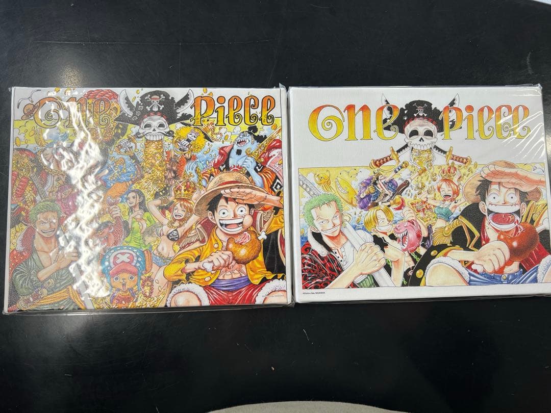 希少ワンピースキャンバスアート　100・1000話巻頭カラー　新品未開封