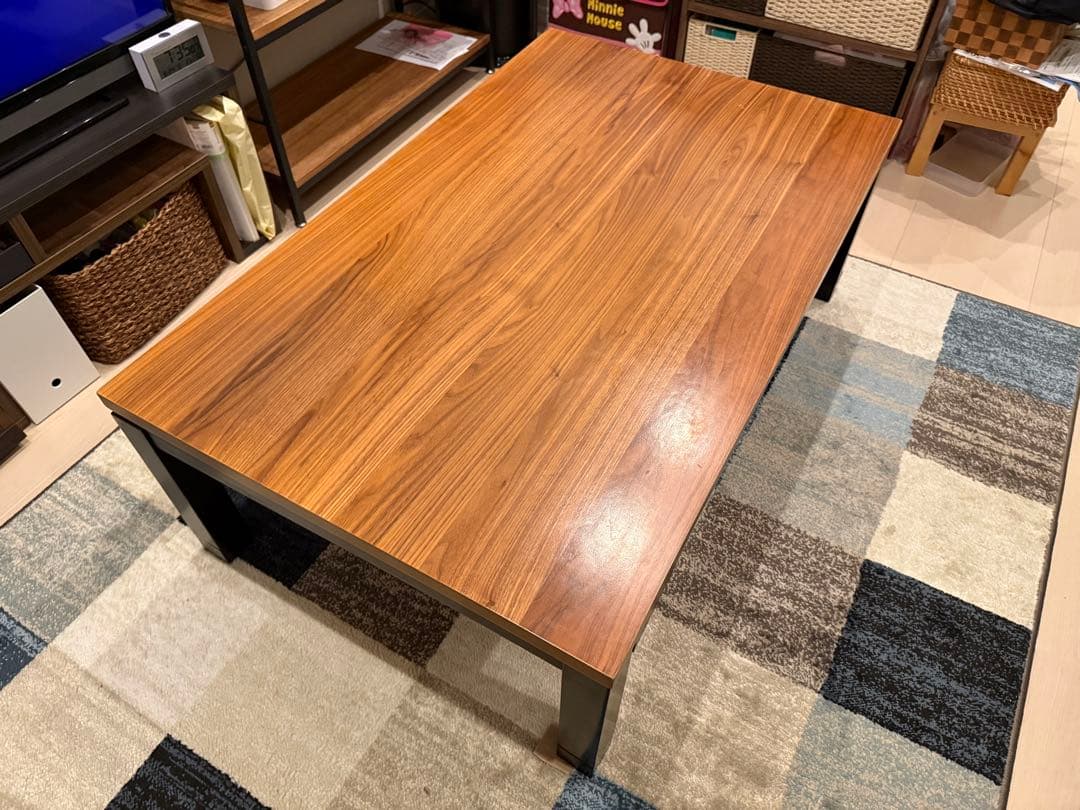 木目調こたつテーブル