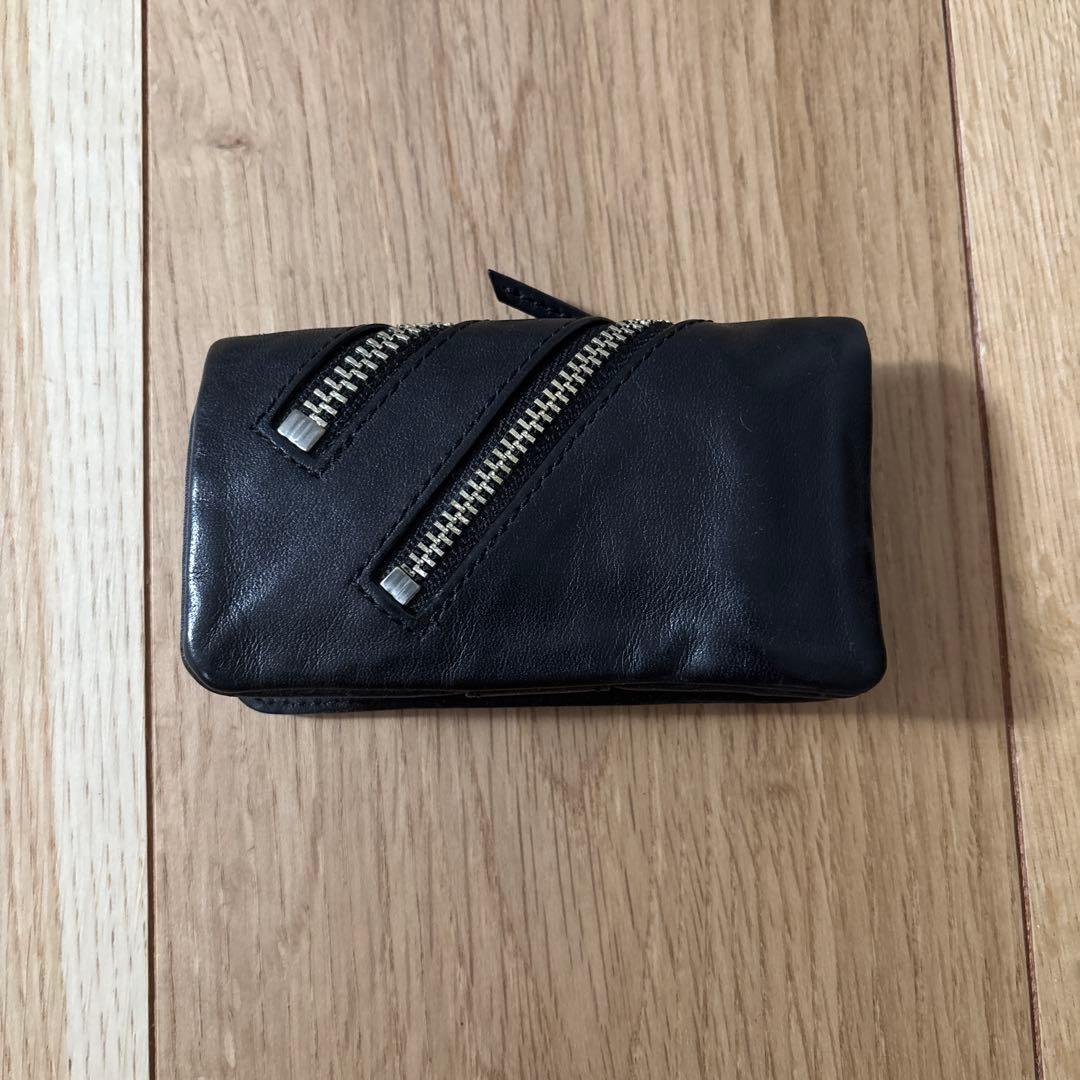 Vivienne Westwood レザー ダブルファスナーキーケース