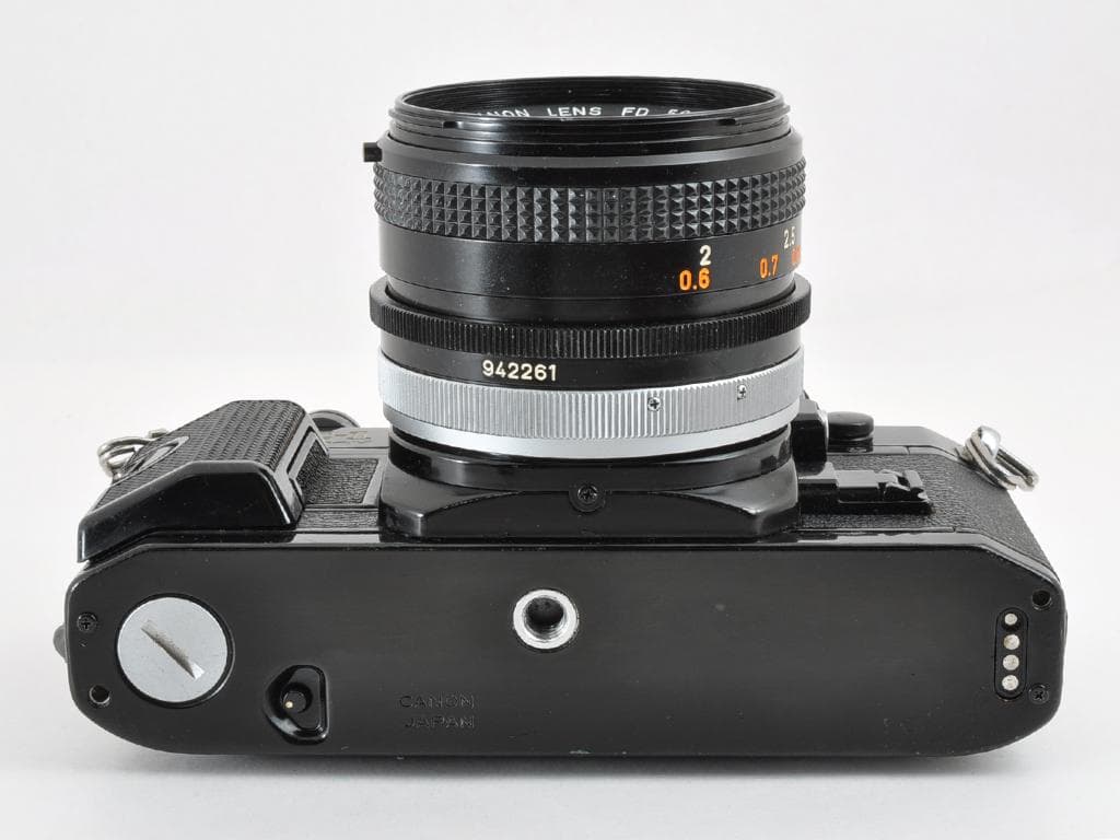 キヤノン AE-1 PROGRAM ブラック FD 50 f1.8 SC 動確