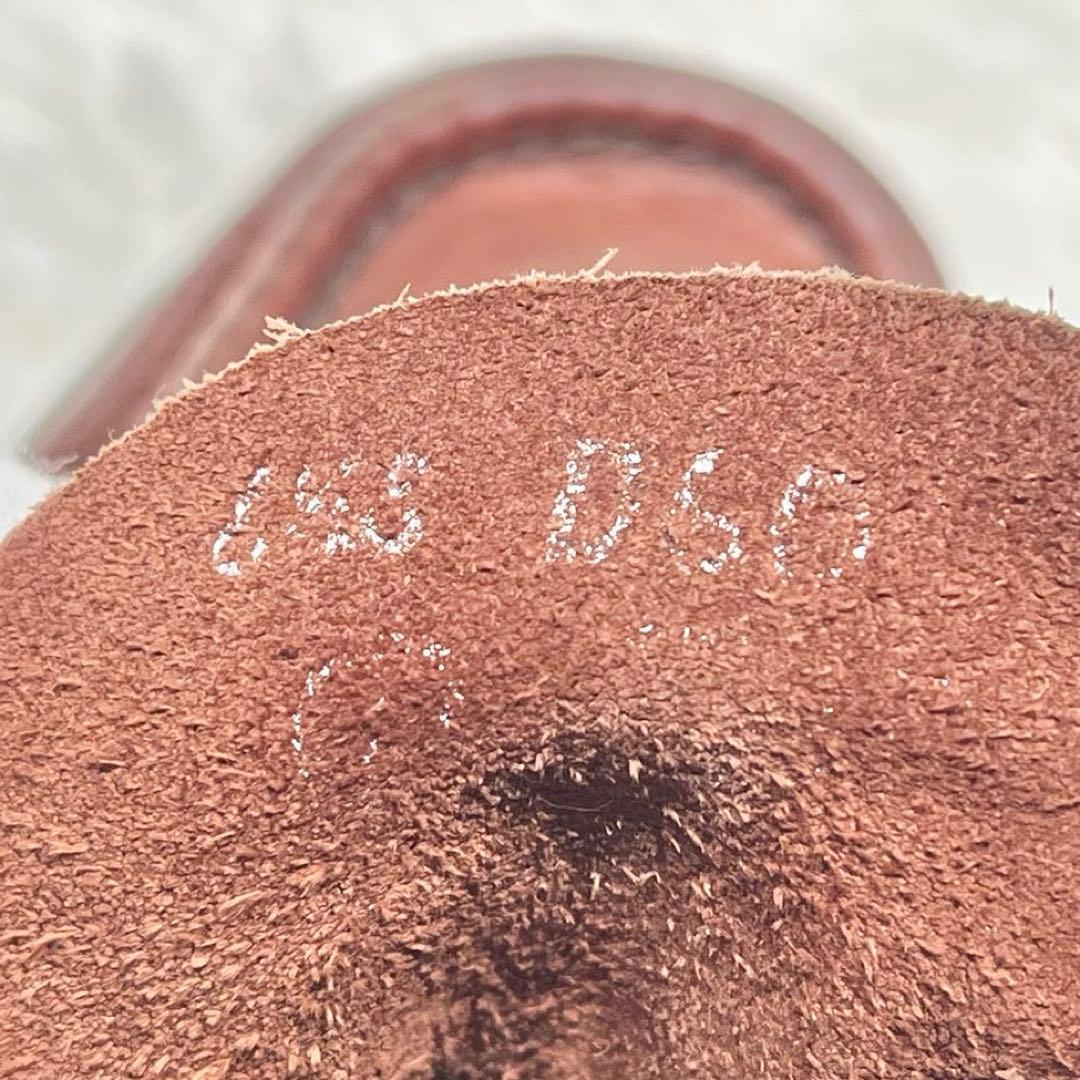 超希少！☆ラッセルモカシン　ショート サファリ 25㎝　本革　ブラウン×グリーン