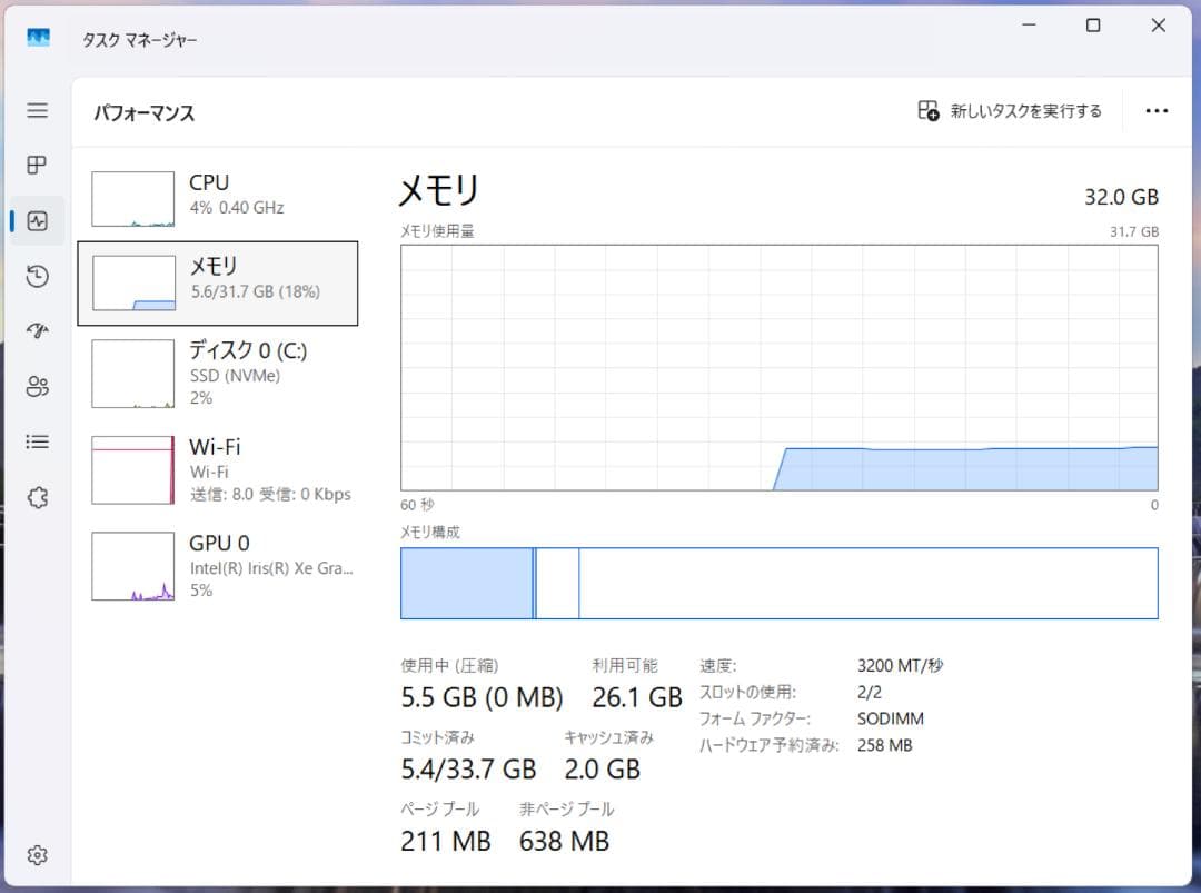  マウスコンピューター ノートパソコン DAIV 4P-M32-KK