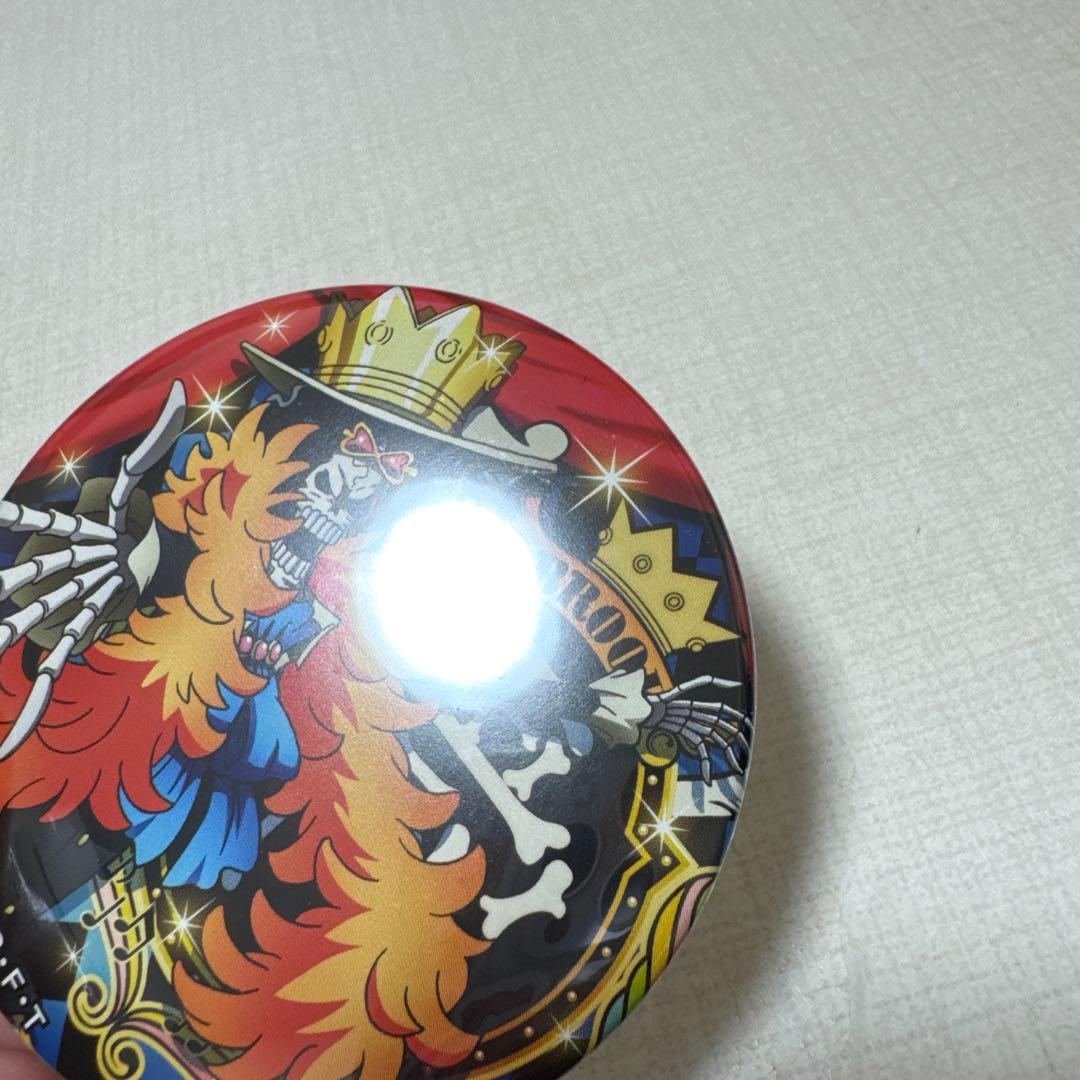 ワンピースタワー トンガリ缶バッジ ブルック&ステッカー&カード ブルックセット