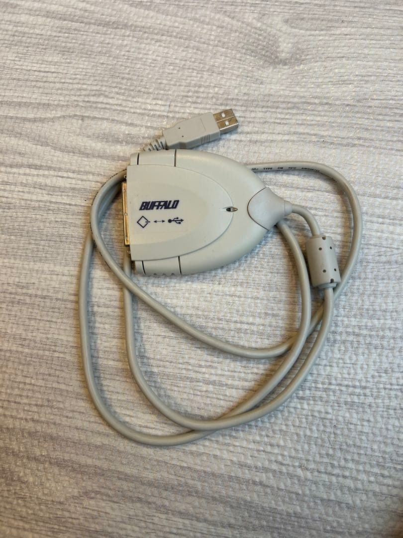 【希少品】BUFFALO SCSI-USB変換ケーブル SCSI-2 長期保管