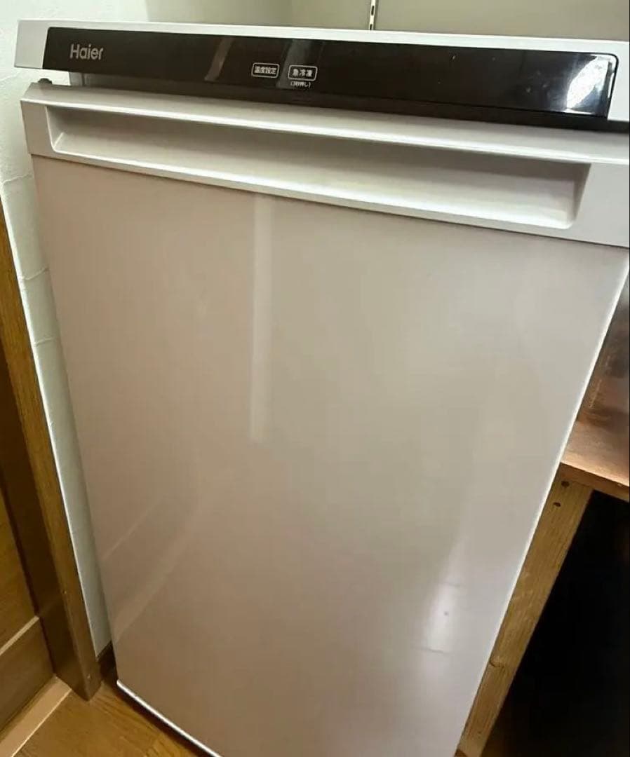 前開き冷凍庫　ハイアール Haierノンフロン　JF-NU102C (W)