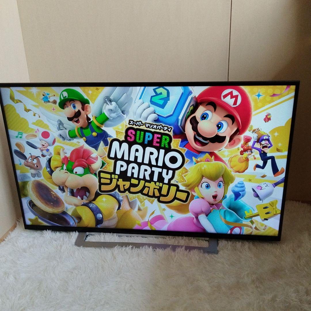 東芝 43V型 4Kチューナー内蔵 液晶テレビ レグザ 43M520X W録画○