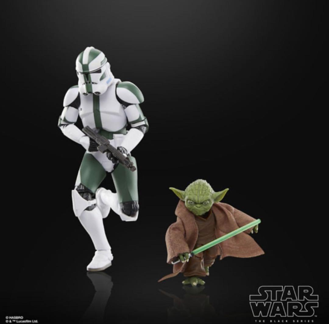 スターウォーズ 6インチ ブラックシリーズ ヨーダ＆コマンダー グリー