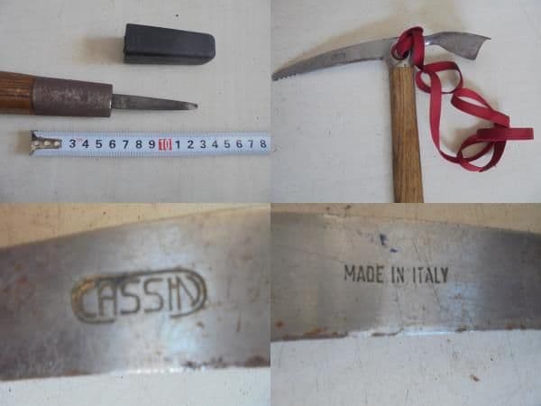 AKa6987　年代物　ピッケル　MADE　IN　ITARY　イタリア製　登山用