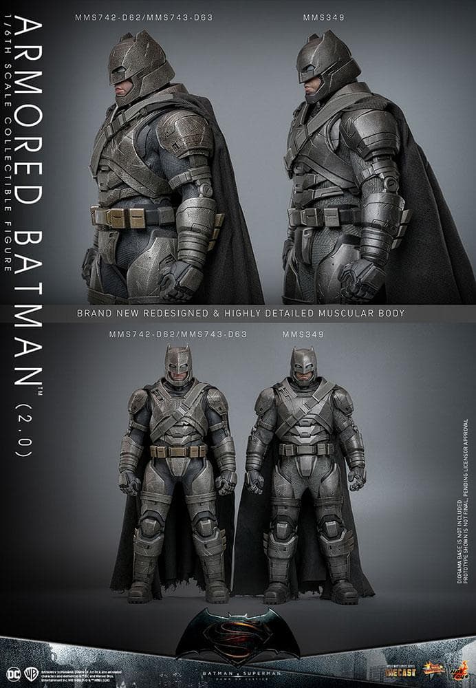 ムービー・マスターピース DIECAST 1/6 アーマード・バットマン2.0版
