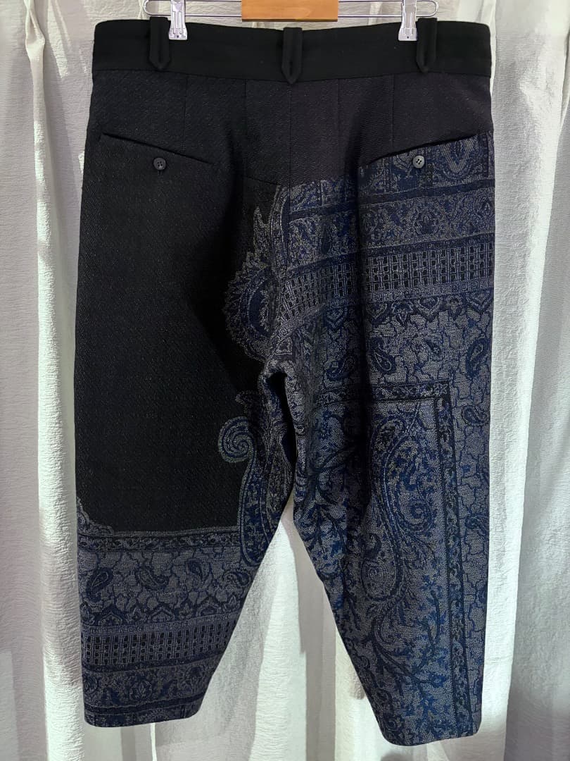 パンツ YANTOR Tibetan Paisley Himo Pants BLUE