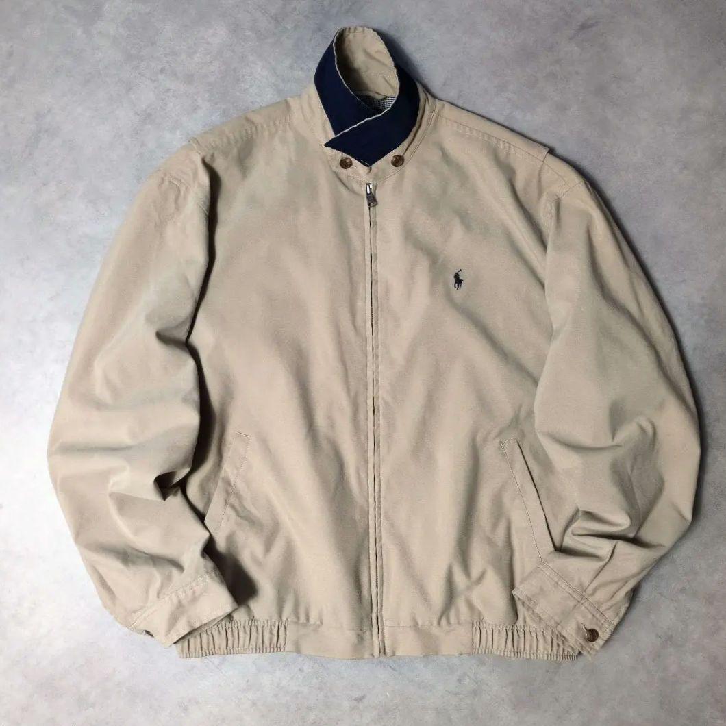 90s ラルフローレン ピーチスキン スウィングトップ