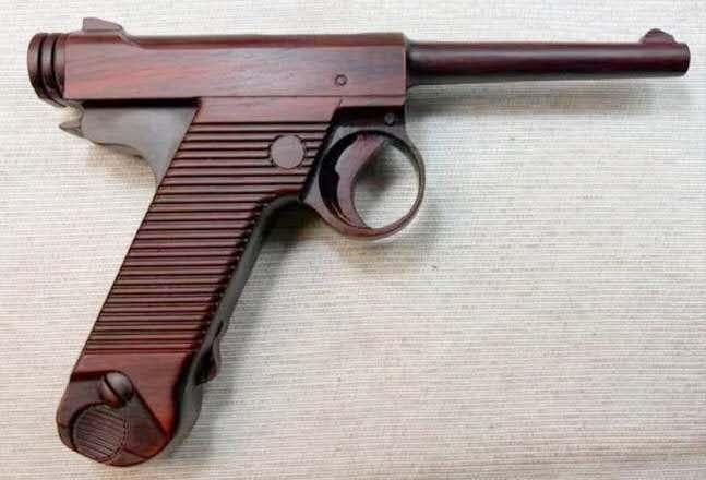 南部十四式　紫檀模型　１/1スケール　手作　新品