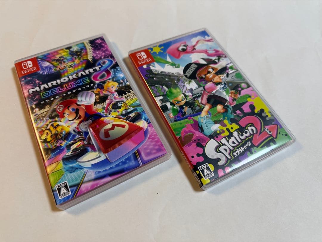 ニンテンドースイッチ　本体　ソフト2本　付属品(プロコン×2)