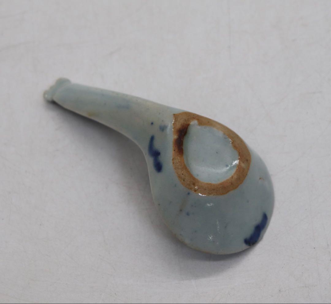 中国　明時代　清時代　小皿　小杯　レンゲ3点まとめ　アンティーク　送料込み901