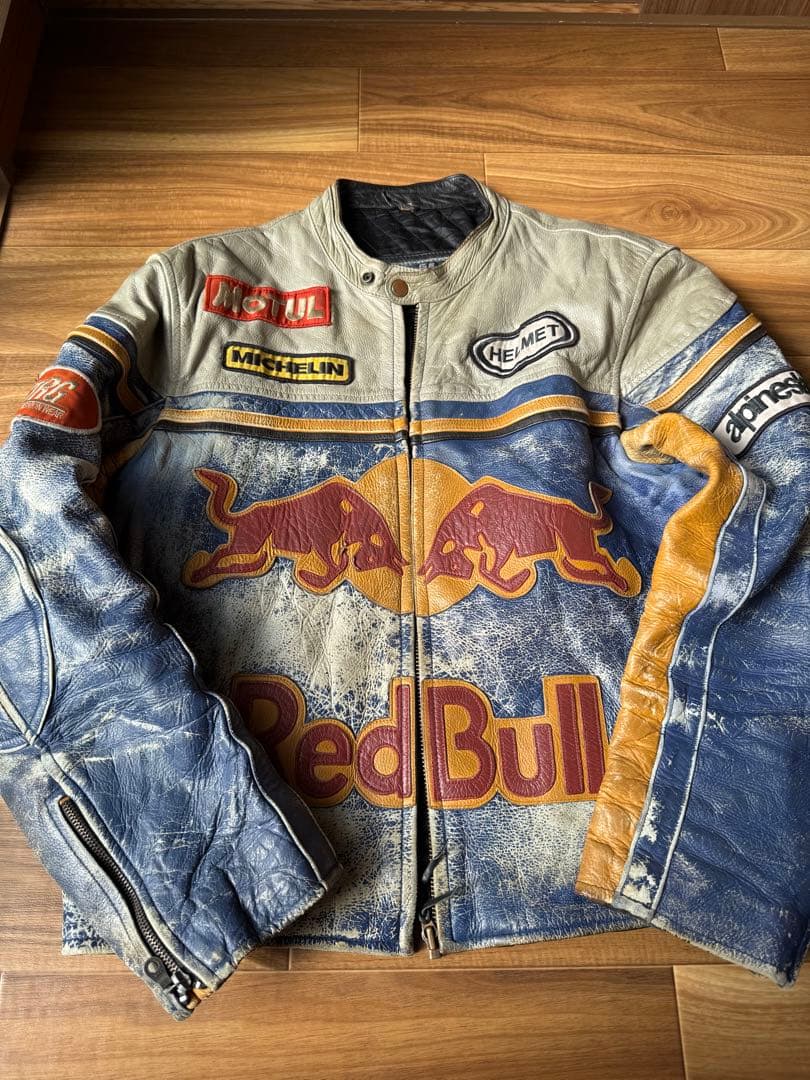 レーシングジャケットRed Bull 革ジャン