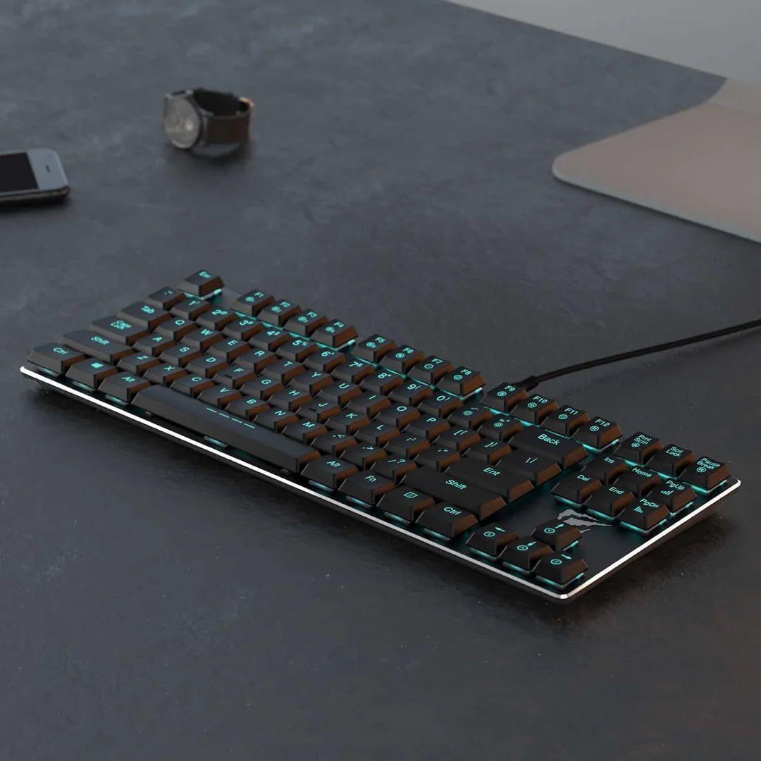 ロープロファイル ゲーミングキーボード havit HV-KB390L 英字配列