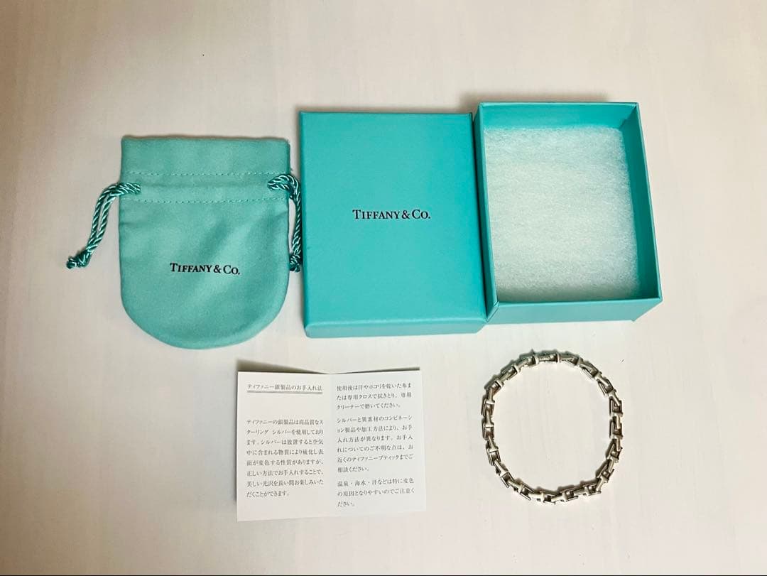 Tiffany & Co. ティファニーTナローチェーンブレスレット
